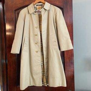 Burberry Vintage 1980's Tan Children's Trenchcoat